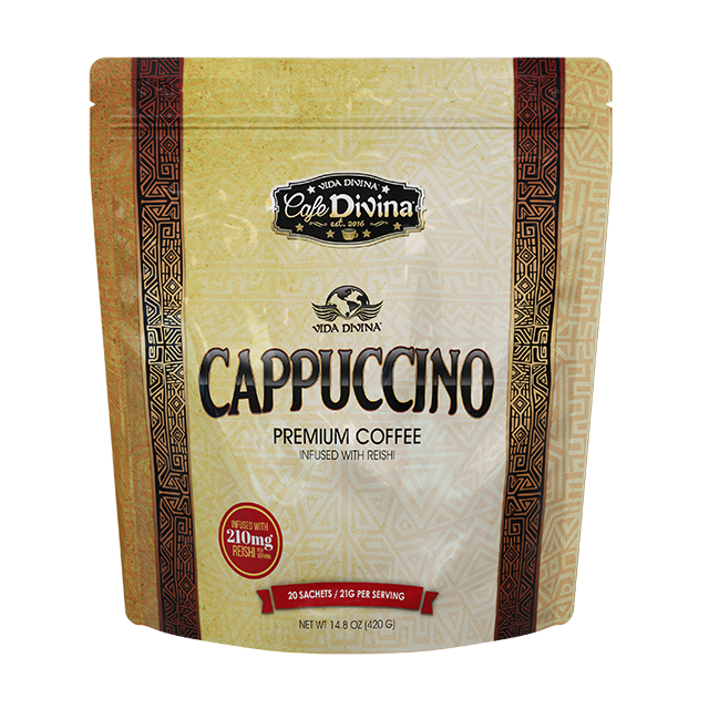 Capuccinno with 210mg Reishi