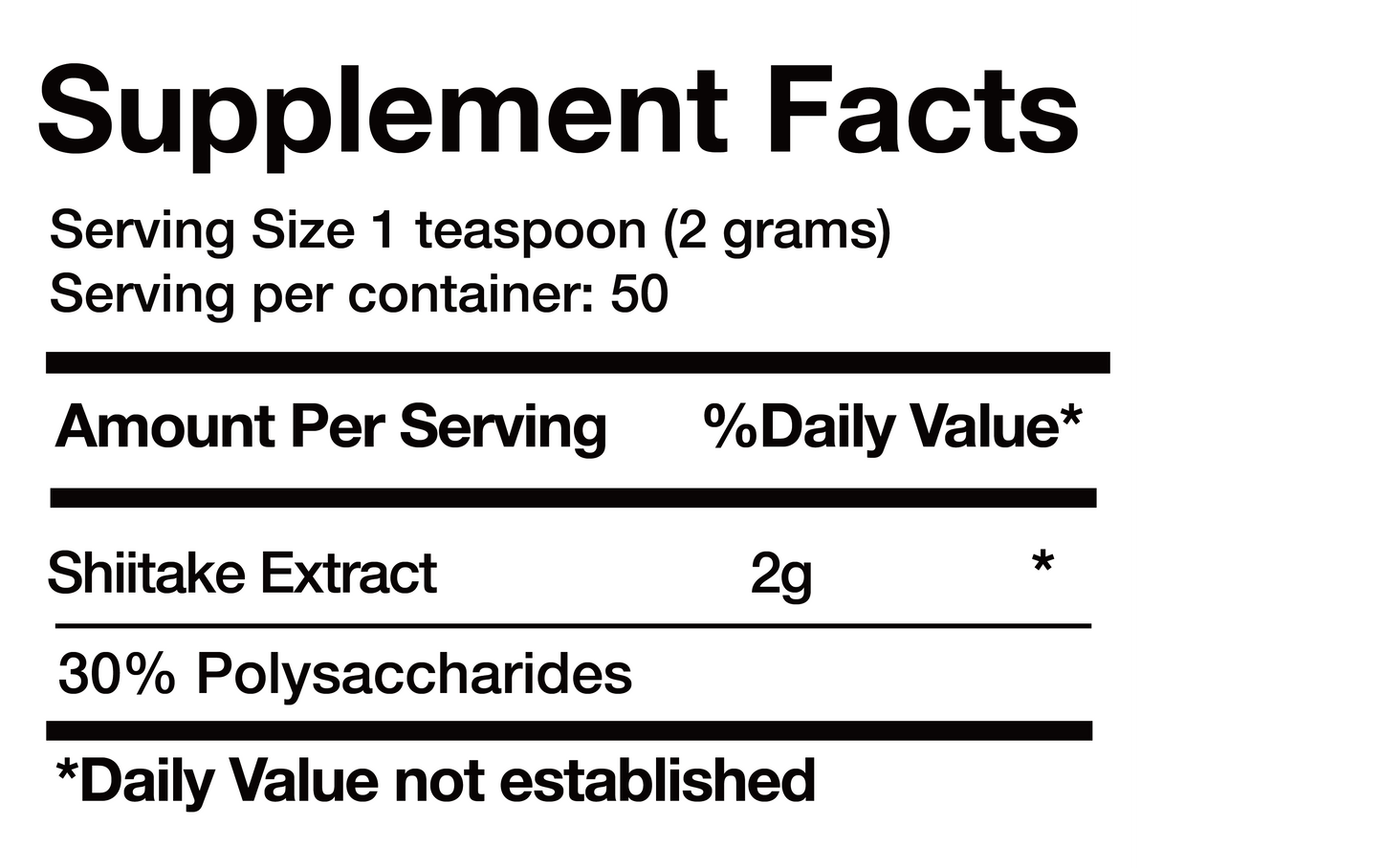 Shiitake Extract
