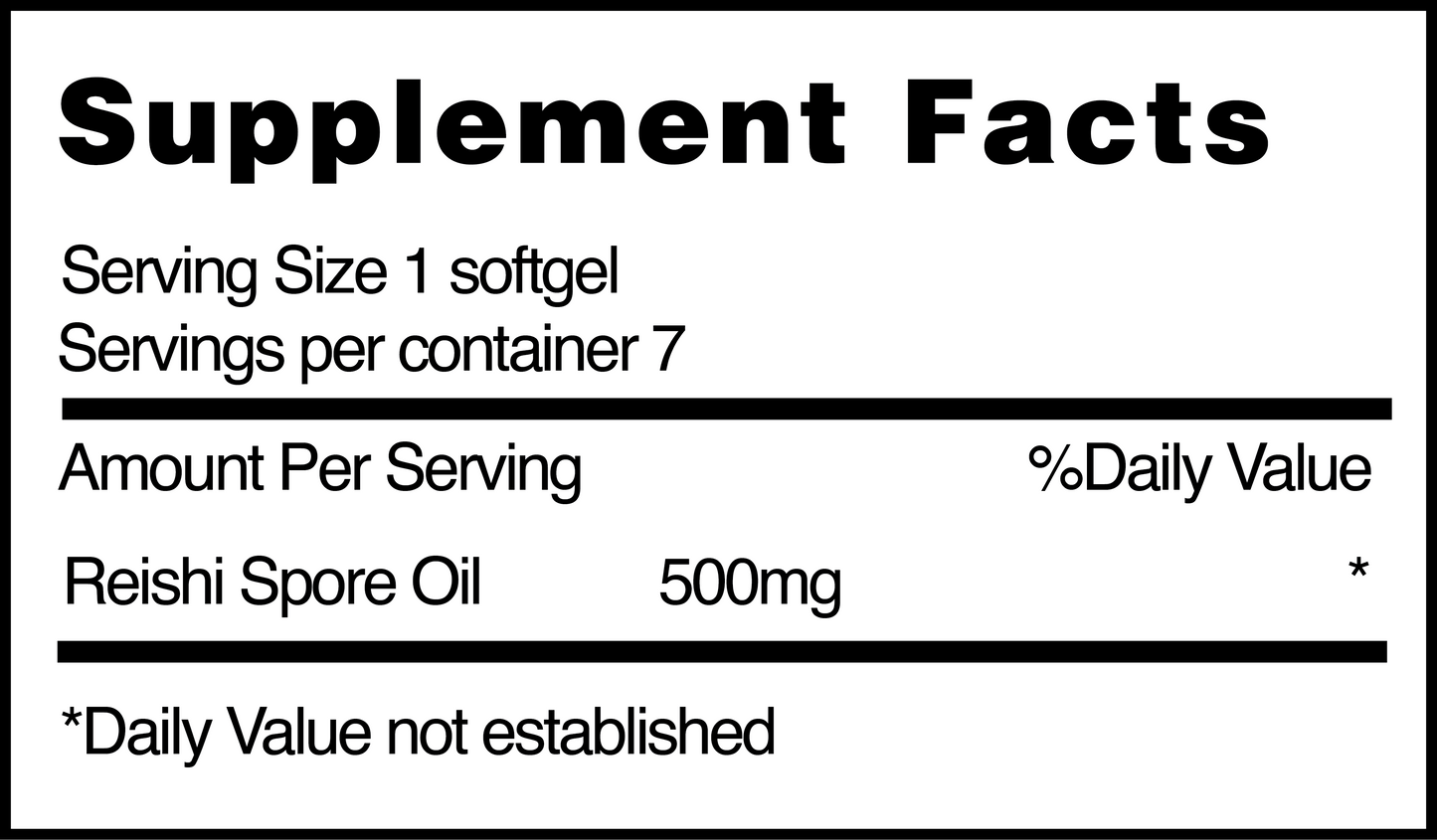 Reishi Spore Oil