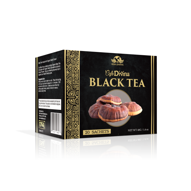 Black Tea Formulated with Reishi