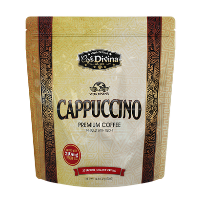 Capuccinno with 210mg Reishi
