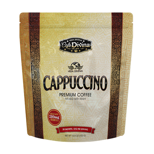 Capuccinno with 210mg Reishi
