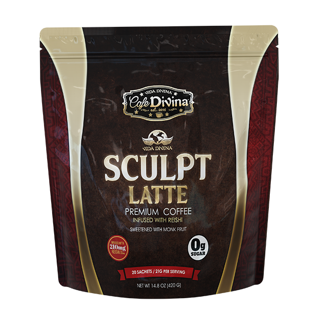 Sculpt Latte Infused with 210mg Reishi