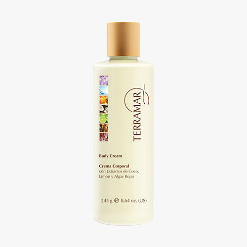 BODY CREAM WITH COCONUT, LEMON AND RED SEAWEED EXTRACTS 8,64 oz.