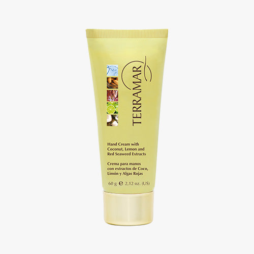 HAND CREAM WITH COCONUT, LEMON AND RED SEAWEED EXTRACTS 2,12 oz.