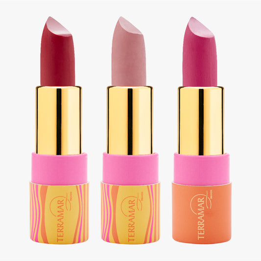 ENERGY KIT OF 3 MATTE FINISH LIPSTICK