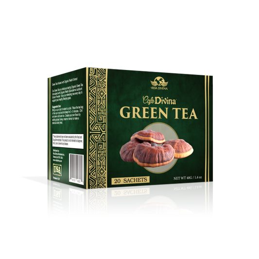 Green Tea Infused with Reishi